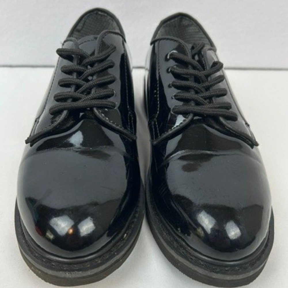 Rothco Uniform Oxford Black Patent Leather Dress Shoes Unisex 6R